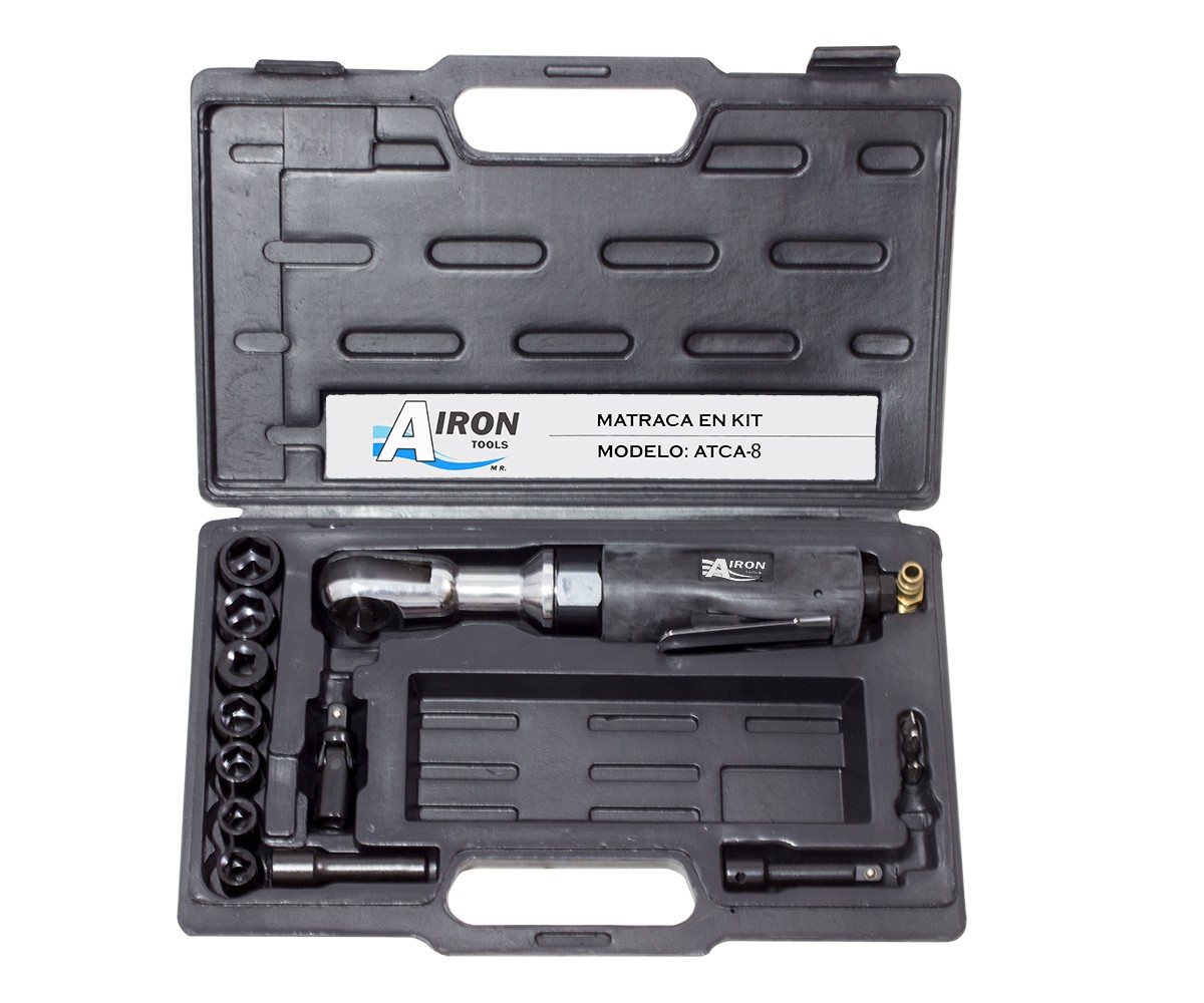 KIT DE MATRACA USO INDUSTRIAL 1/2” / ATCA-8